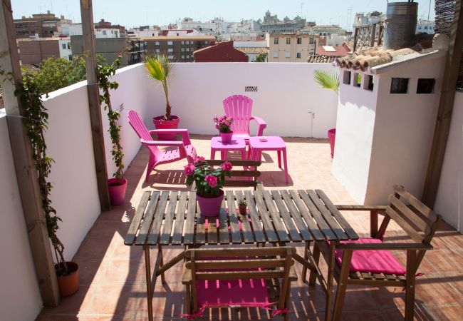 Apartamento en Valencia - Flats Friends Torres Quart 1 dormitorio con terraza