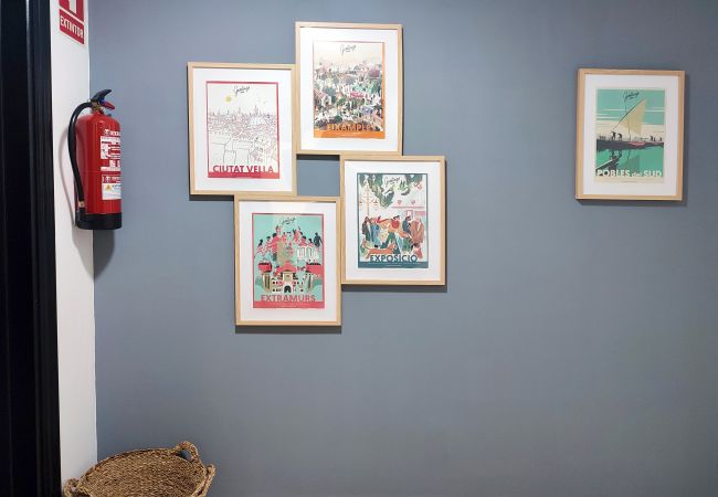 Alquiler por habitaciones en Valencia - Plaza de la Reina habitación twin con vistas Alquiler por habitaciones en Valencia - Plaza de la Reina habitación twin con vistas