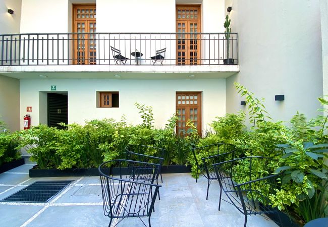 Apartamento en Ciudad de México - Flats Friends Puebla 1 habitación - planta baja Apartamento en Ciudad de México - Flats Friends Puebla 1 habitación - planta baja