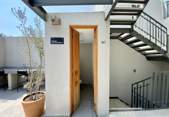 Apartamento en Ciudad de México - Flats Friends Puebla 1 habitación - planta baja Apartamento en Ciudad de México - Flats Friends Puebla 1 habitación - planta baja