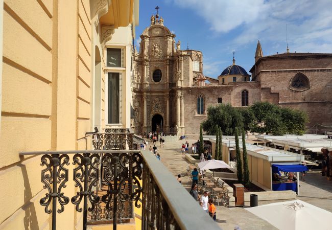 Chambres d'hôtes à Valence / Valencia - Plaza de la Reina chambre double avec vue Chambres d'hôtes à Valence / Valencia - Plaza de la Reina chambre double avec vue