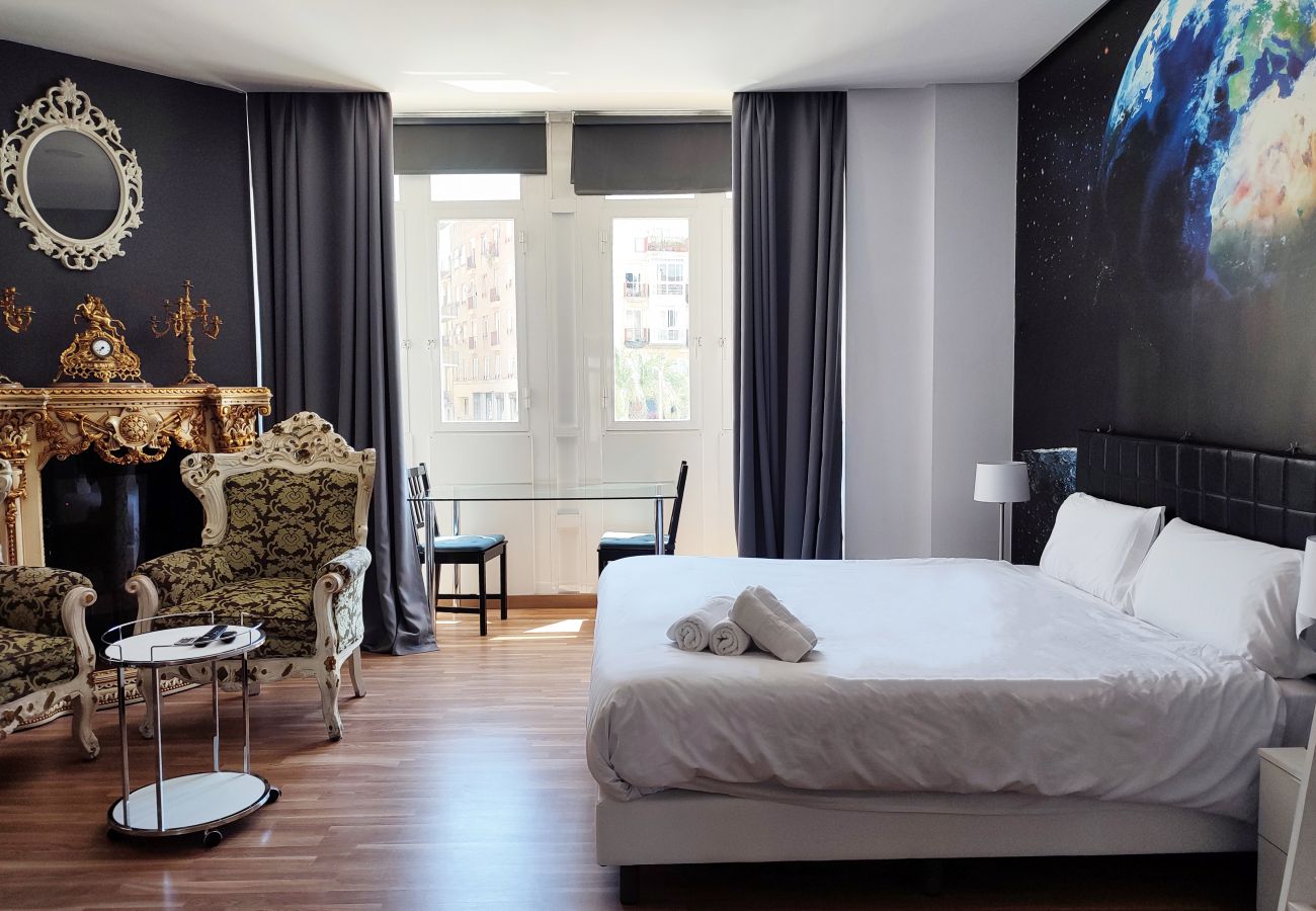 Affitto per camere a Valencia / València - Plaza de la Reina camera matrimoniale king con vista