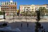 Affitto per camere a Valencia - Plaza de la Reina camera matrimoniale con vista Affitto per camere a Valencia - Plaza de la Reina camera matrimoniale con vista
